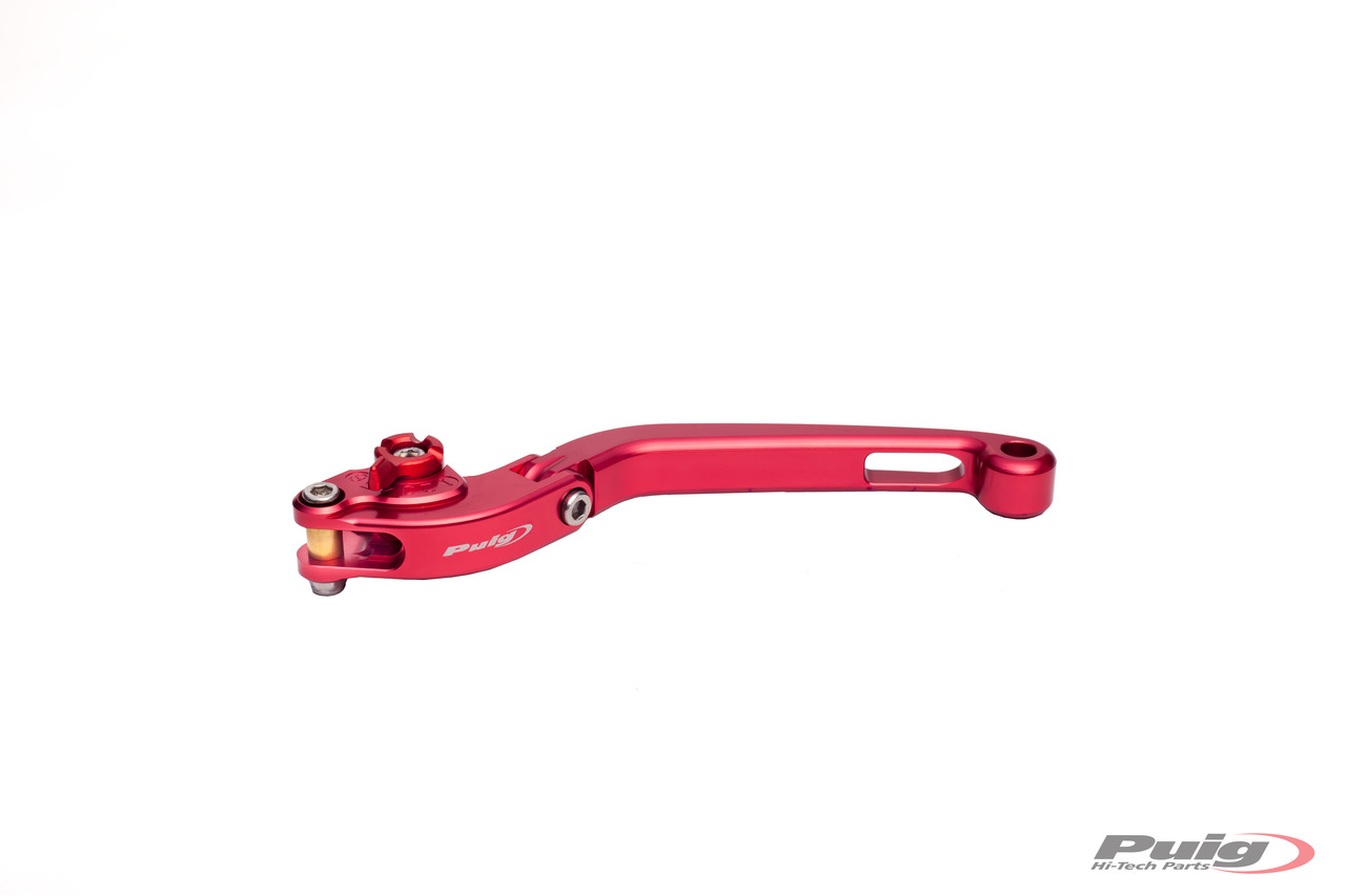 maneta embrague abatible cuerpo rojo