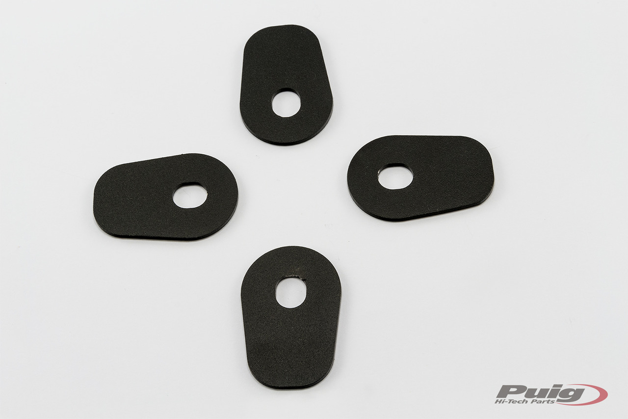 juego de soportes adaptadores universales para intermitentes al carenado de motocicletas