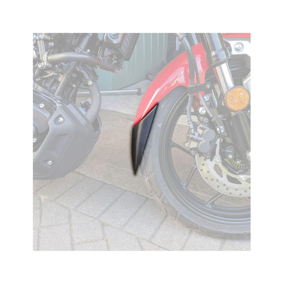 faldón guardabarros delantero para moto