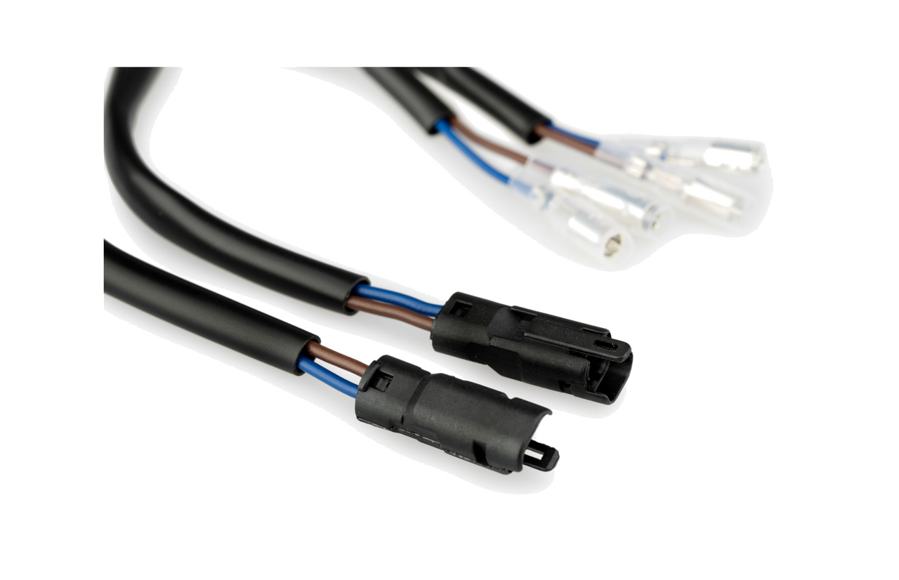 instalación para alargo de intermitentes cables