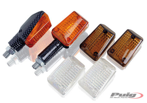intermitentes universales moto mini largos 3 tulipas homologados