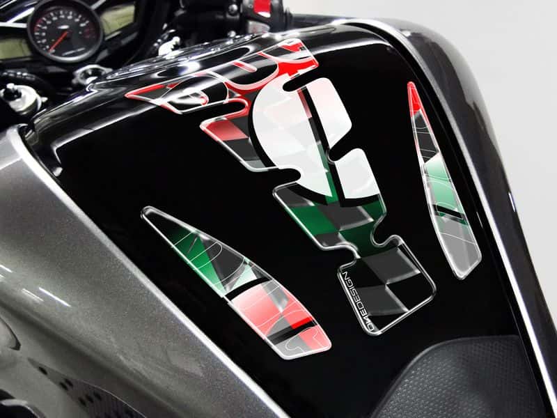 protector deposito adhesivo pegatina logo ducati
