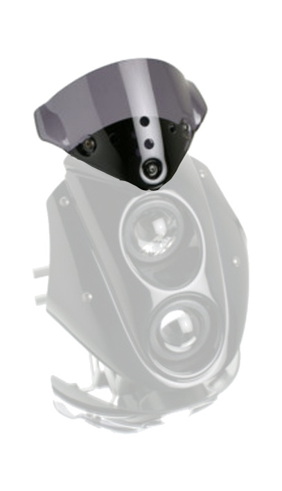 cúpula opcional cafe racer mask universal moto - recambio de cúpula superior