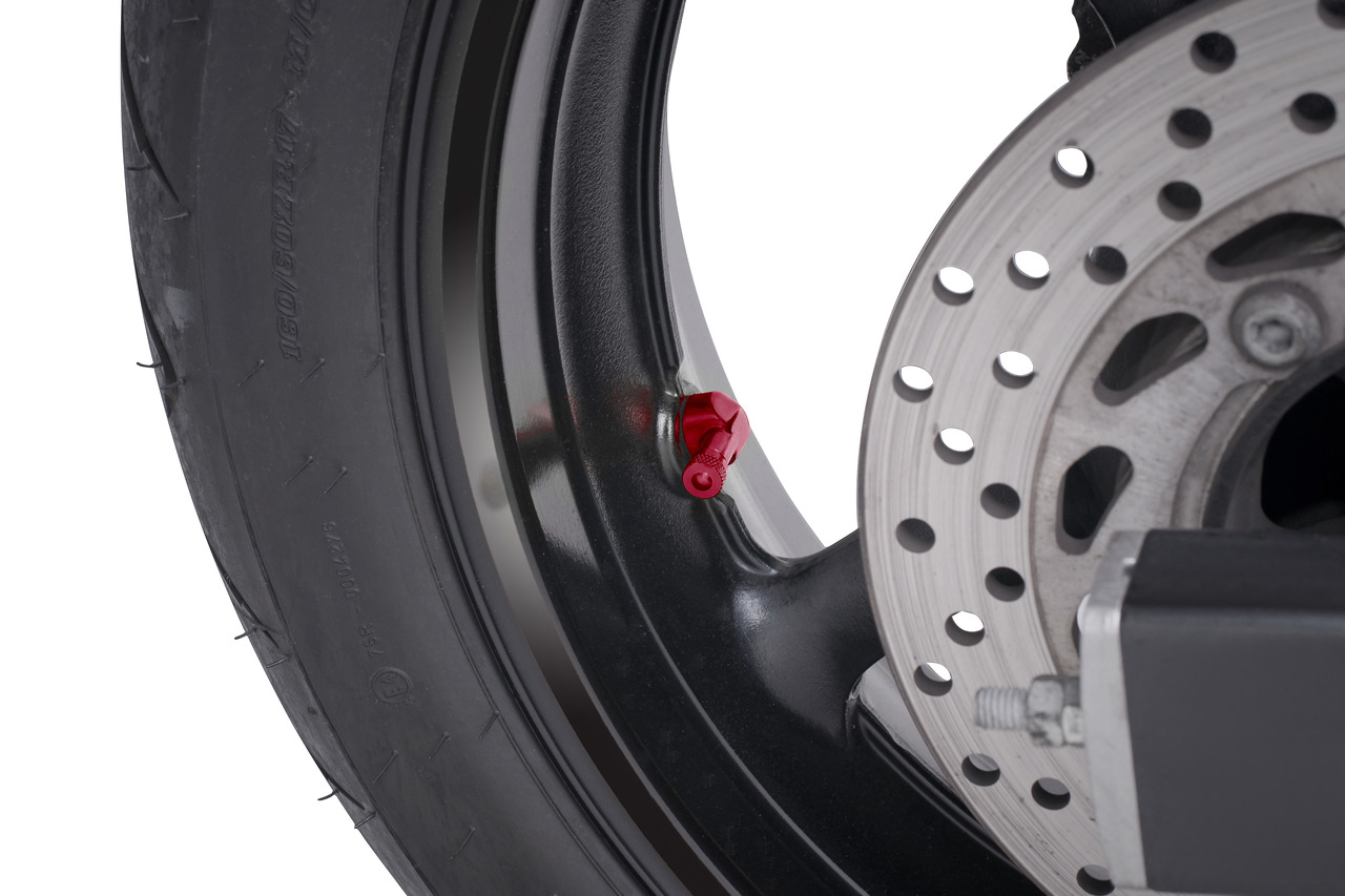 juego de 2 válvulas de competición a 90 grados para neumáticos tubeless - diámetro de agujero de llanta 11mm