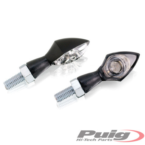 intermitentes universales moto power led negros