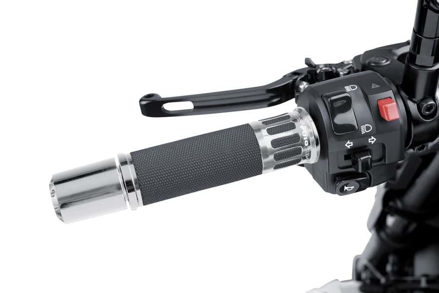 puños de aluminio para moto hi-tech racing 123mm