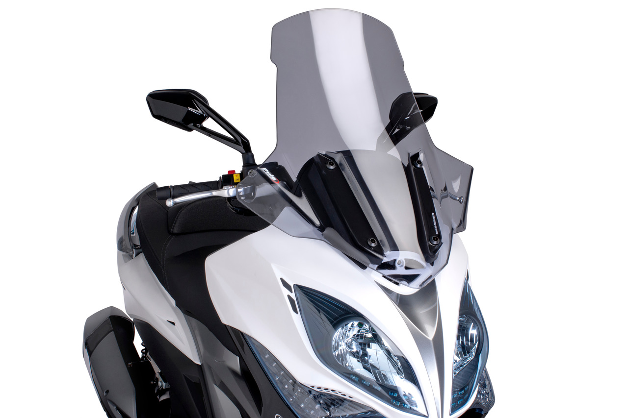 cúpula parabrisas v-tech line puig - mayor protección y estilo para tu moto