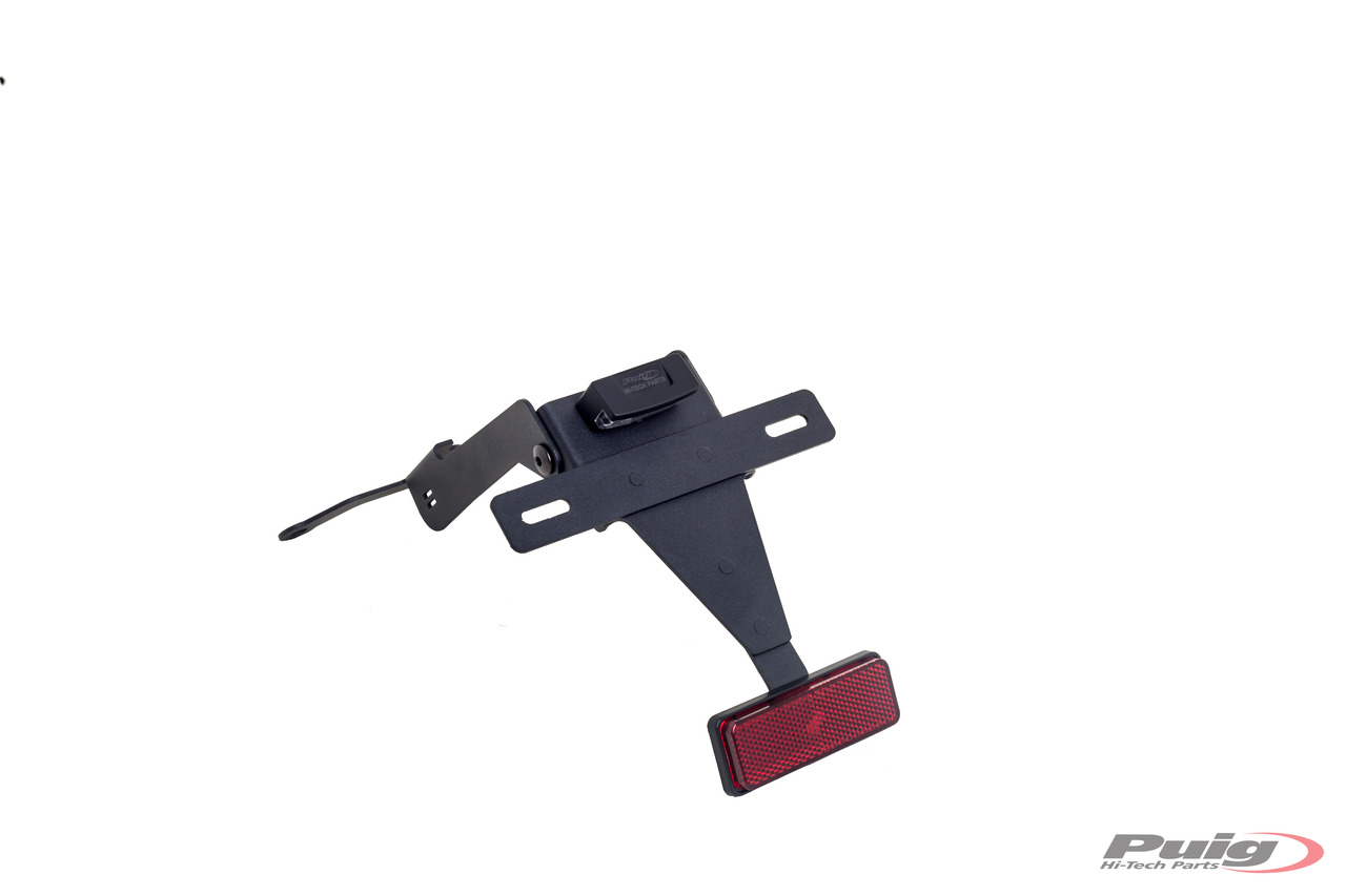 PUIG Portamatriculas soporte matricula portaplaca compatible con YAMAHA TMAX 530 - Imagen 2 de 2