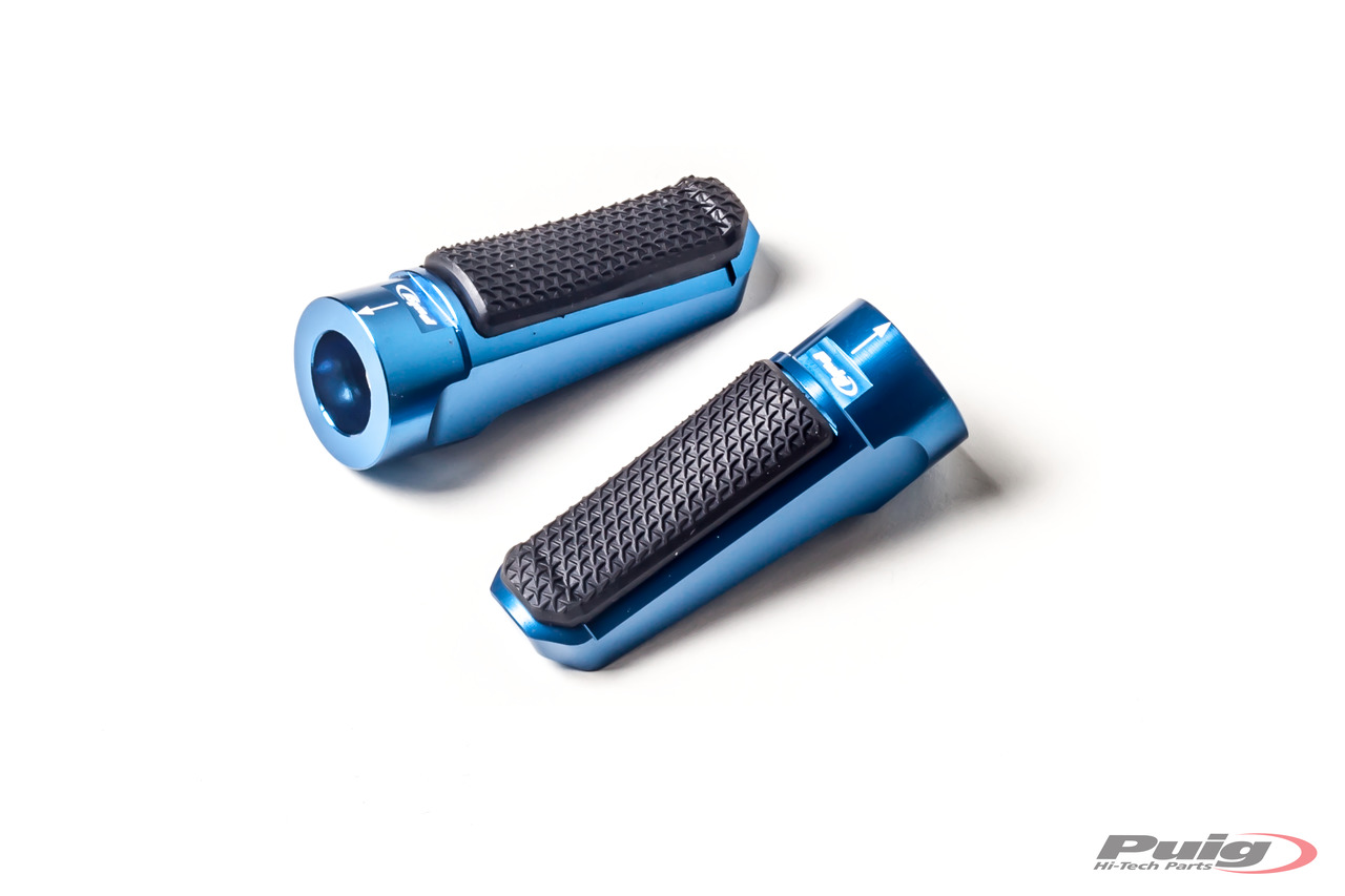 11337-Juego de Estriberas Racing+Goma Lado Der/Izq para Moto - Modelo Sport comp - Imagen 14 de 63