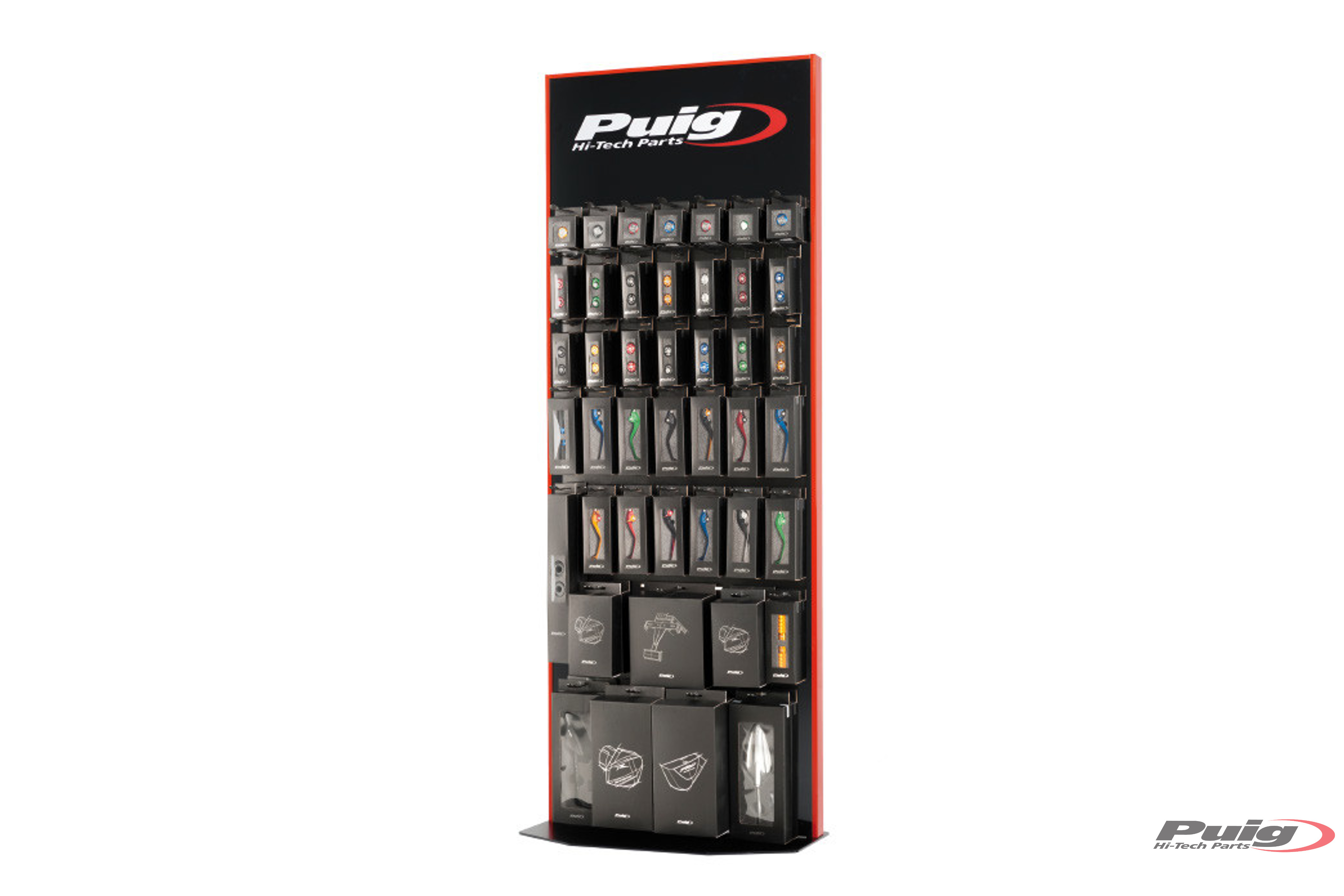 expositor metalico hi tech parts