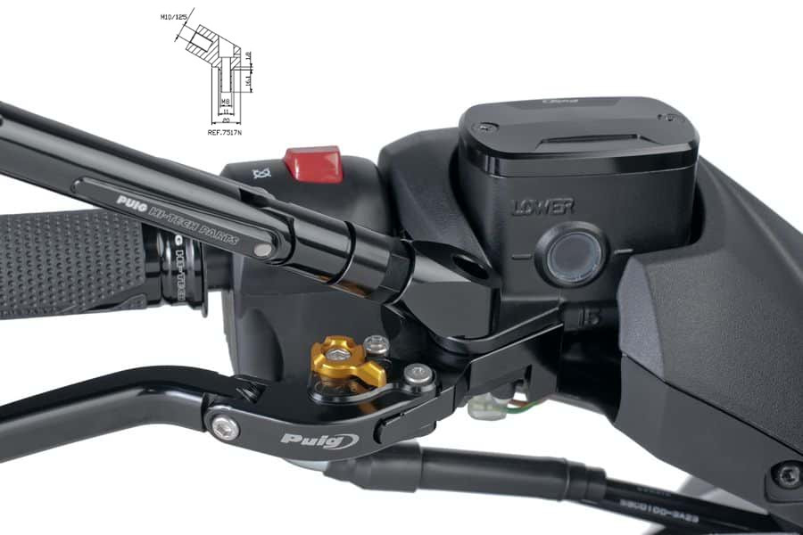 adaptador de soporte de espejo retrovisor a maneta de freno