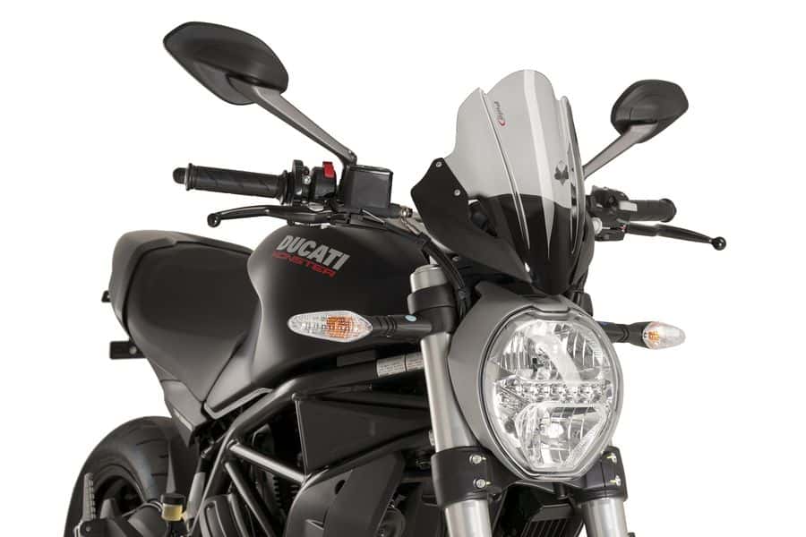 4512-compatible con DUCATI MONSTER 821 2014-2020 Cúpula para-brisa TOUGING de PU - Imagen 7 de 25
