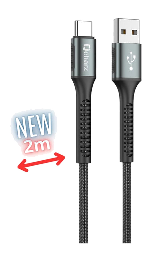 Telaphon CÂBLE TRESSÉ DE charge et de données avec connecteurs en aluminium pour ...