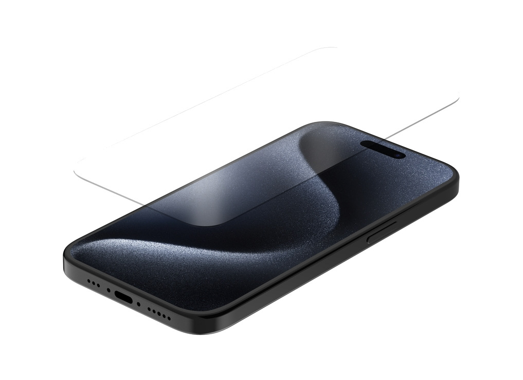 protector de pantalla de cristal templado para telefono movil iphone 15 / pro