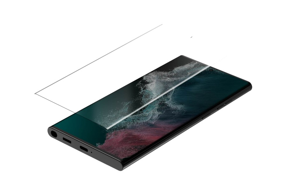 protector de pantalla de vidrio templado para teléfono móvil twin pack samsung galaxy s22 ultra