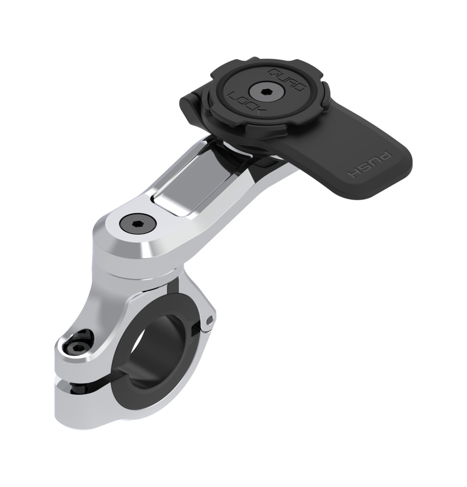 soporte de smartphone para manillar en aluminio pro chrome auminio