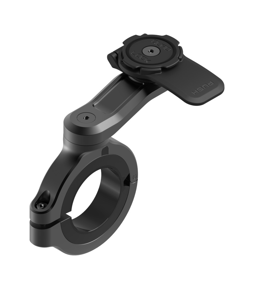 soporte de smartphone para manillar en aluminio largo manillares fatbar / special custom pro