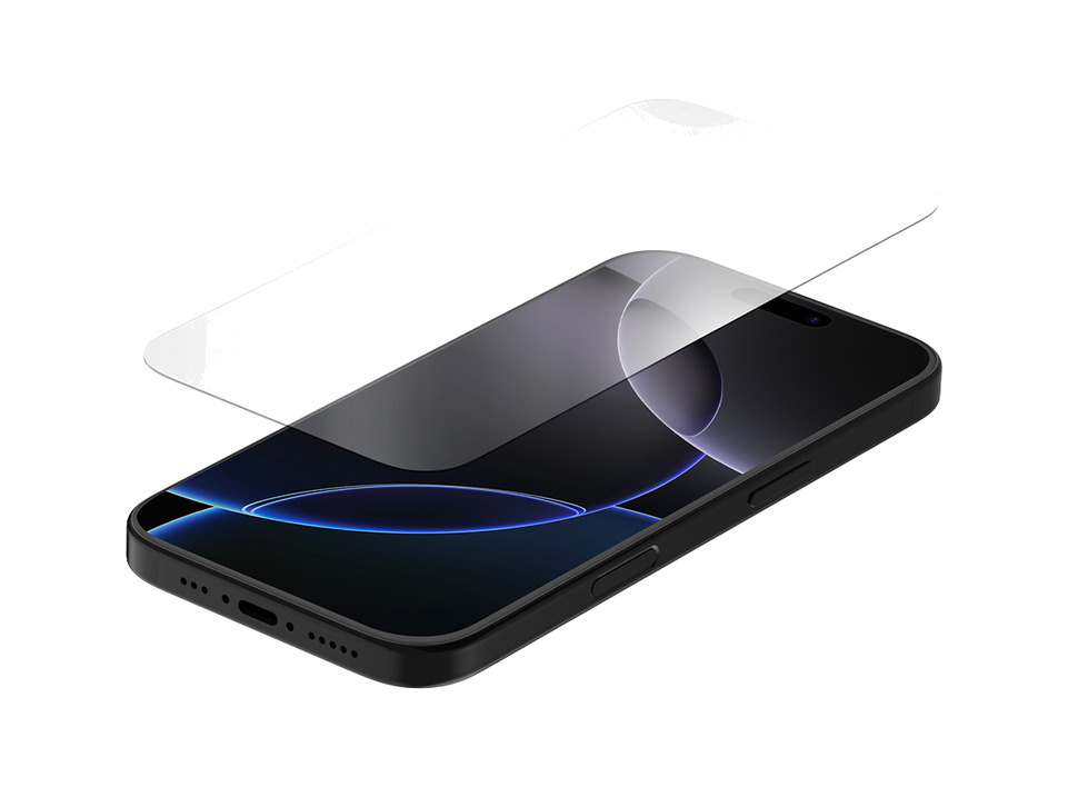 protector de pantalla de vidrio templado iphone 16 pro