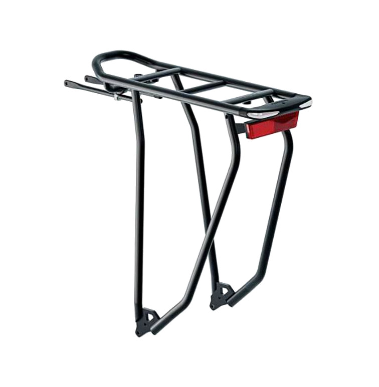portabultos trasero para bicicleta con luz integrada aluminio gleamit 2.0 dc 26-28" snapit