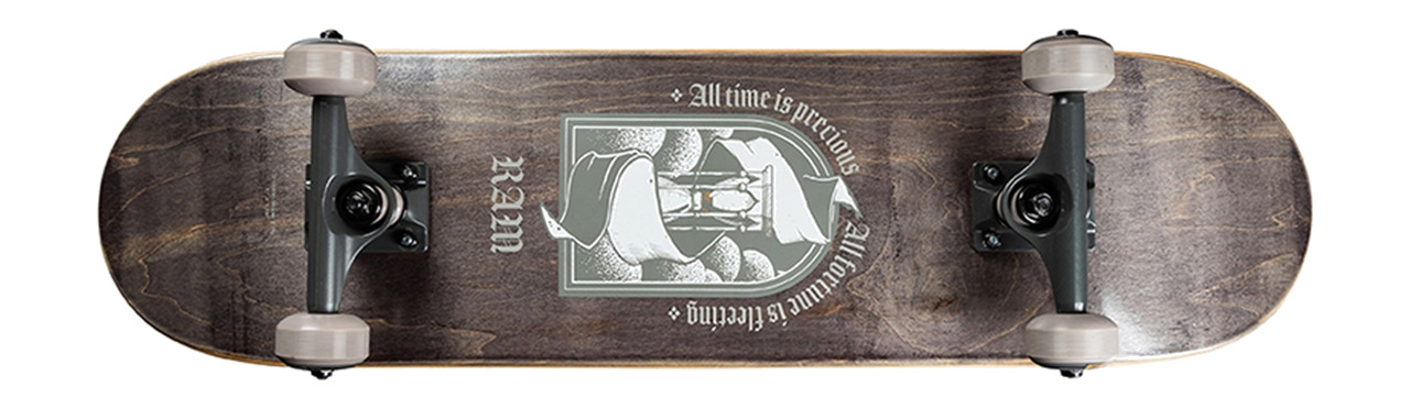 monopatín completo de madera de arce ligat dark 78,7x19,7cm