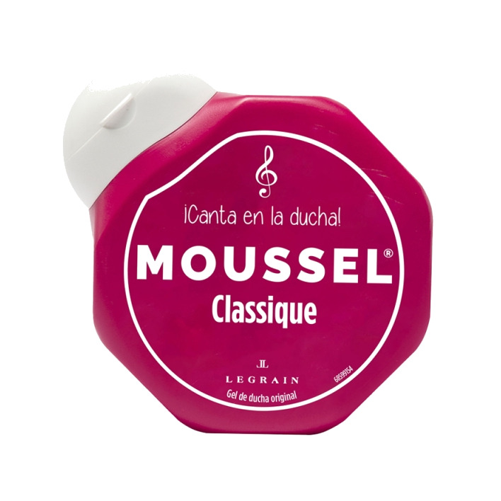 gel de ducha clasico en envase octogonal moussel 60ml