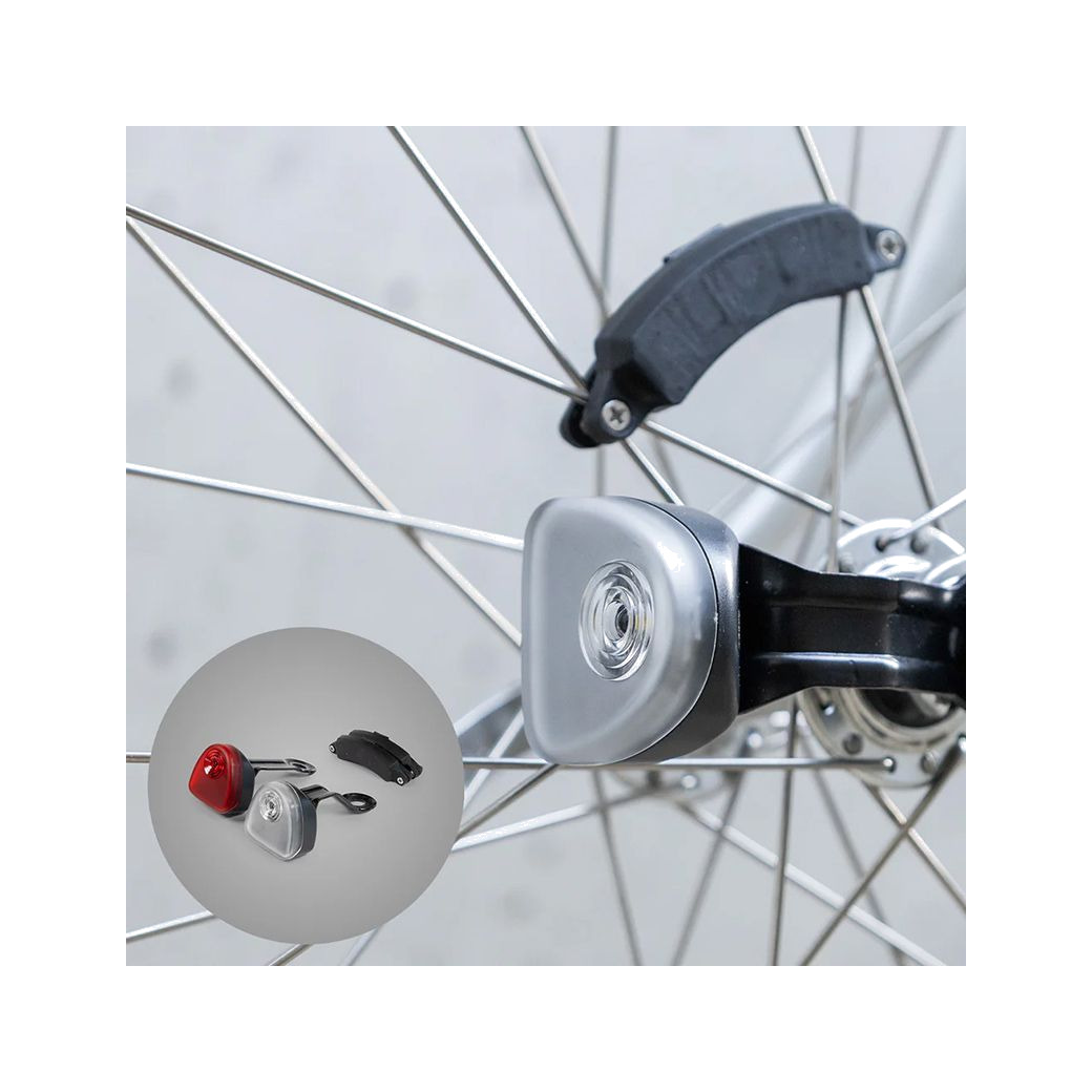 juego de luces para bicicleta con inducción sl120 reepower flash