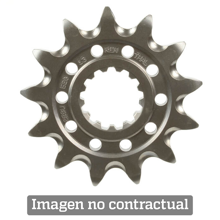 piñon ataque transmision delantero ultralight with mudgrooves 13 dientes 496u-520-13gp