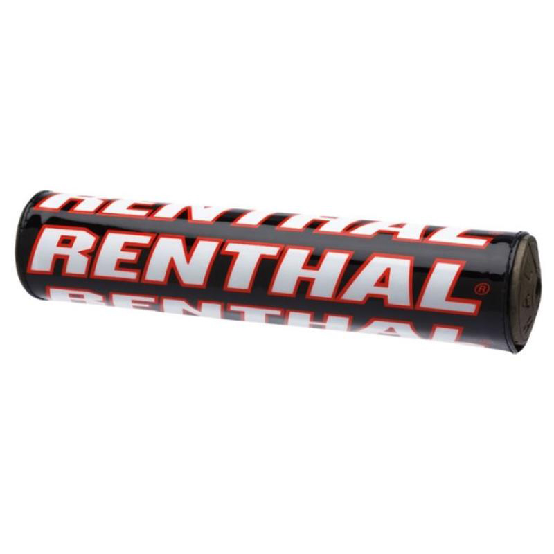 RENTHAL LENKER pad cross bar trial black/red 190mm P304 - Picture 1 of 1