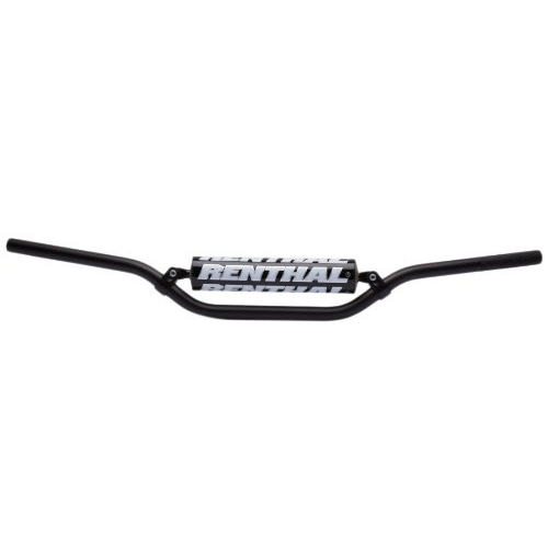 manillar motocross carmichael black with black pad 971-08-bk-01-185