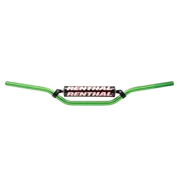 manillar motocross carmichel green with black pad 971-08-gn-01-185
