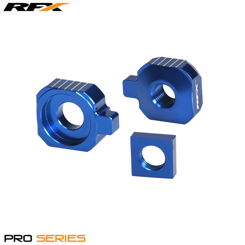 JXR Tendeur Chaîne Essieu Bleu Pour Surron Light Bee & Talaria Sting + R – Blocs D'Essieu Alu 6061 Précision