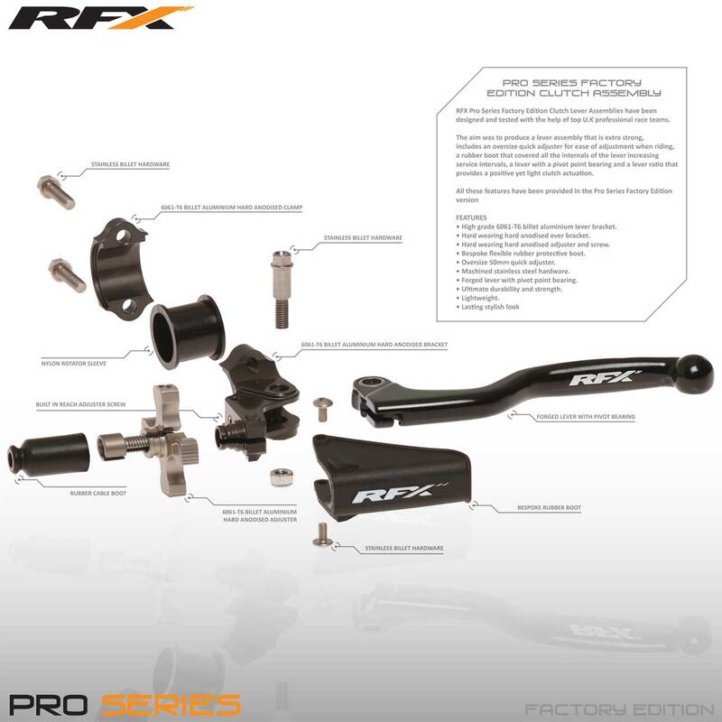 juego tornillos para maneta de embrague pro - m4x8