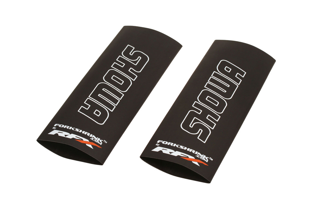 protector de horquilla superior con logo showa - race series forkshrink