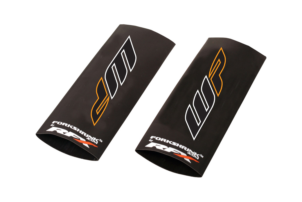 protector de horquilla superior con logo wp - race series forkshrink