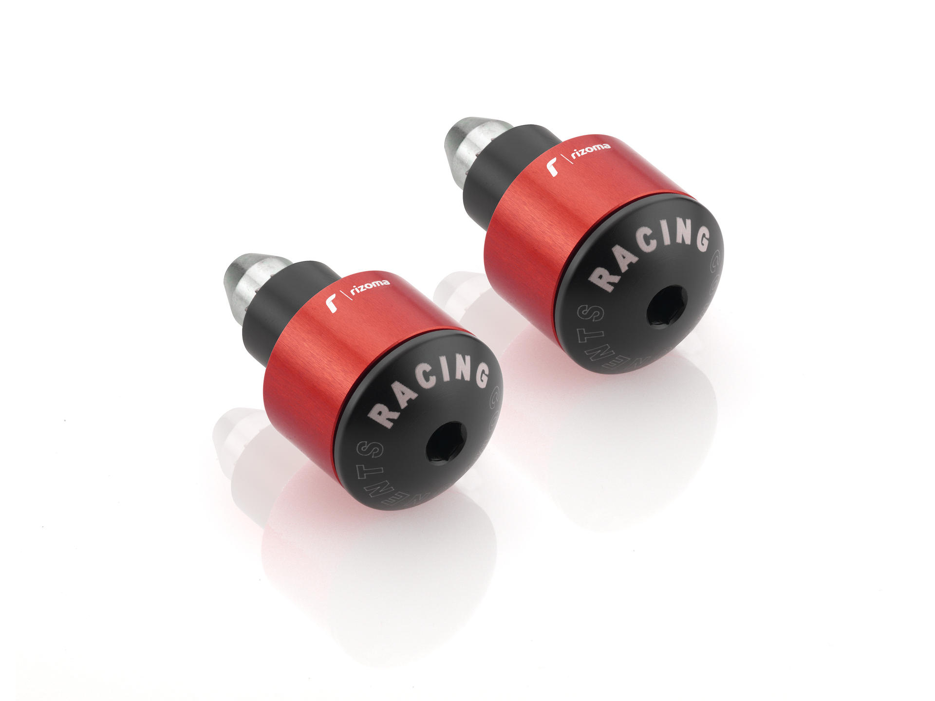Bouchons D'extrémité De Guidon Moto/scooter 22mm - Alliage Aluminium, Rouge/noir/argent/bleu, Réduction Vibrations