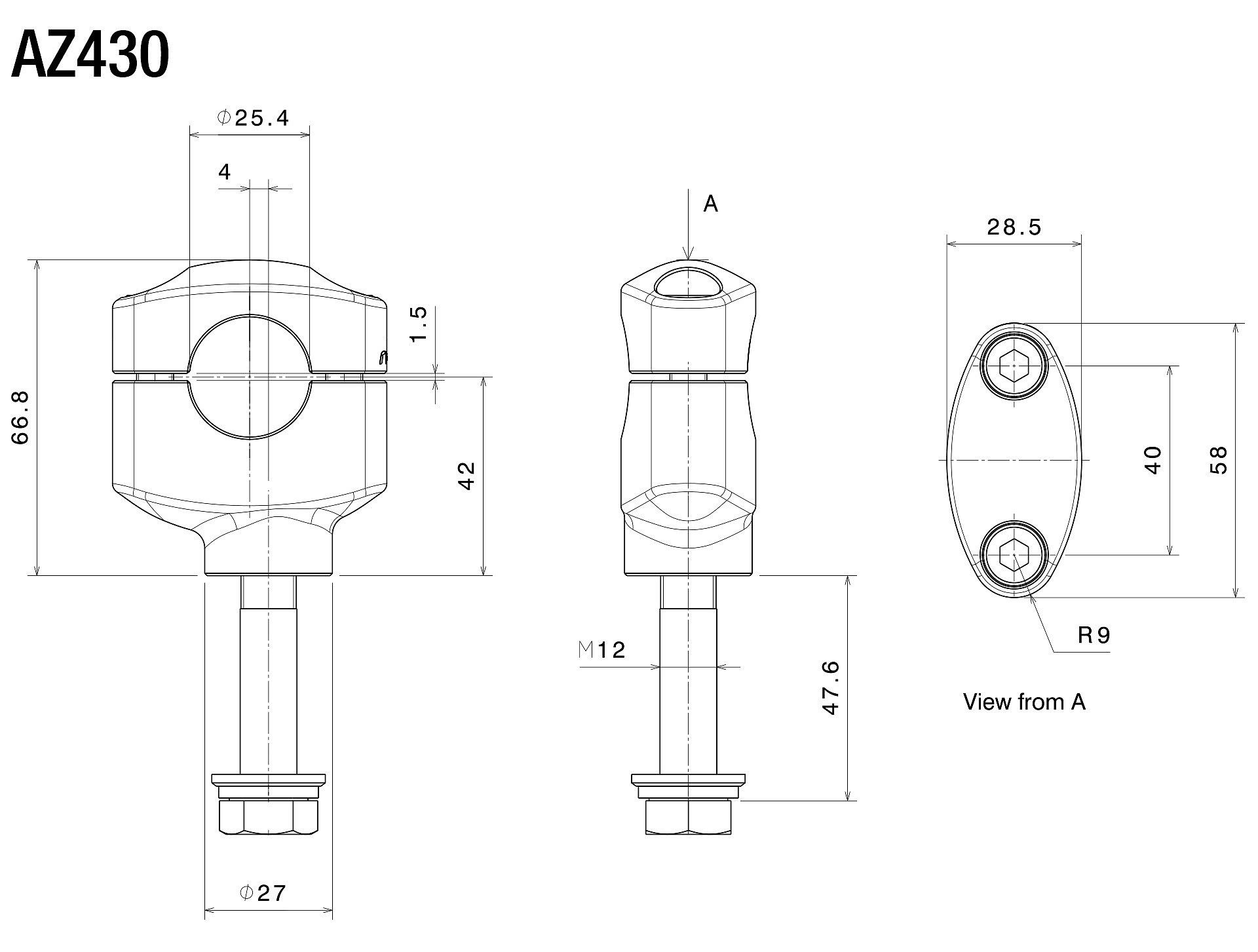 RIZOMA Lenkerstützenerhöhungen Ø 25,4 MM - Bild 4 von 4