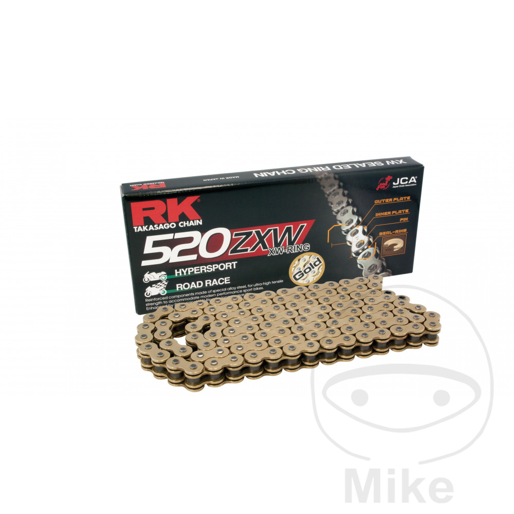 RK Paso cadena de moto XW-RING GB 520ZXW - Afbeelding 1 van 1