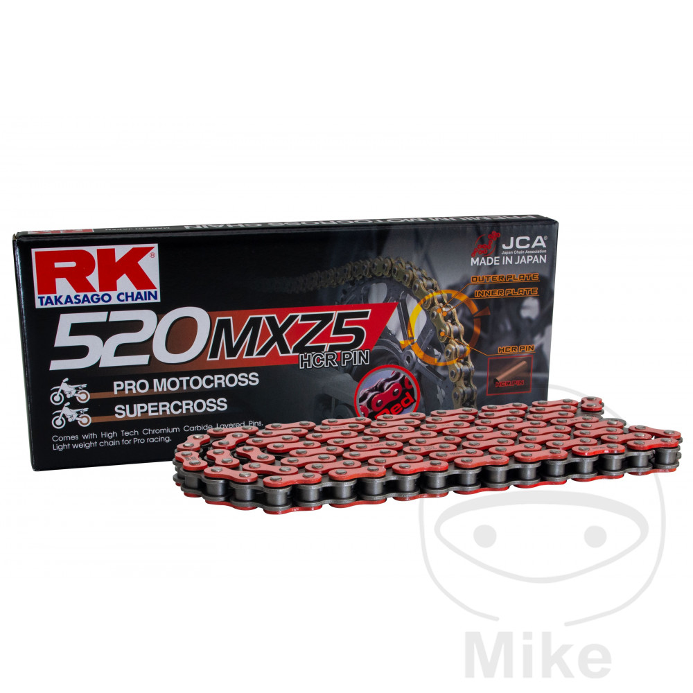 RK Open motorketting met clipsluiting zonder houder 520MXZ5/114 - Afbeelding 1 van 1