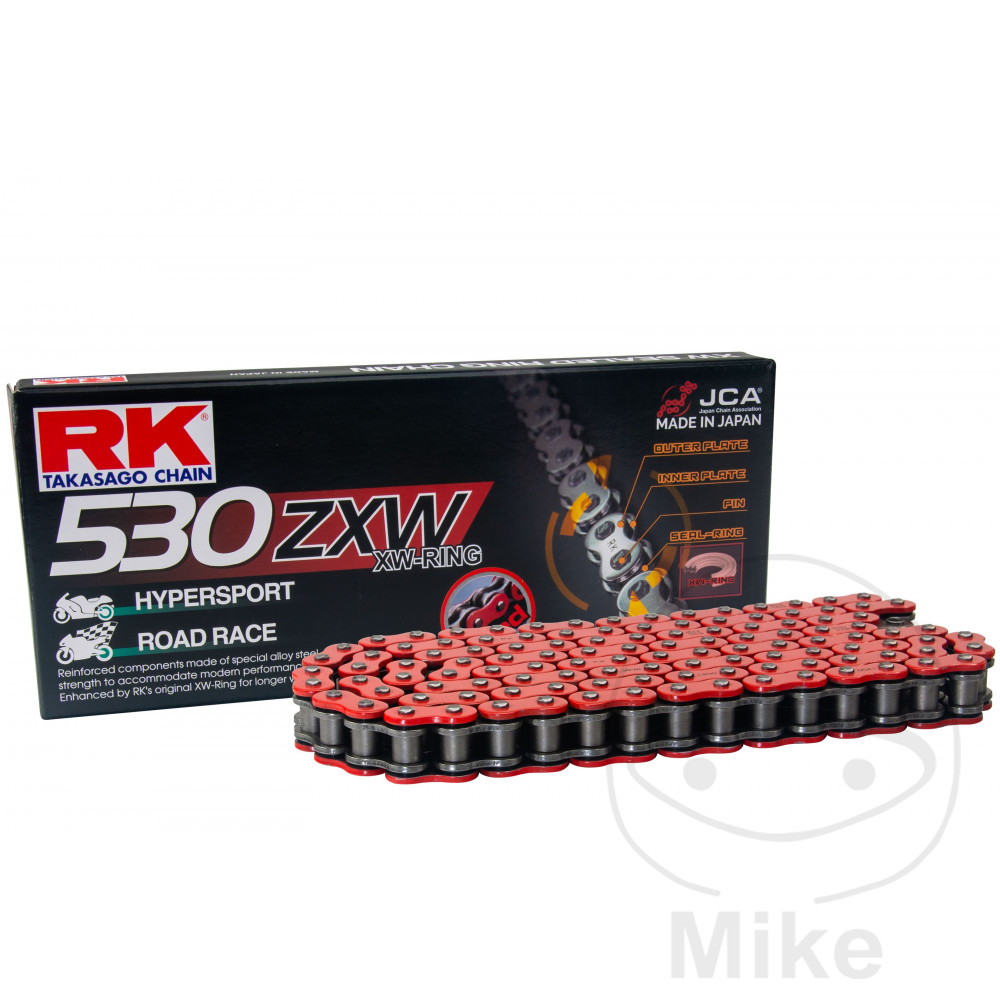 paso cadena de moto con enganche remache xw-ring 530zxw