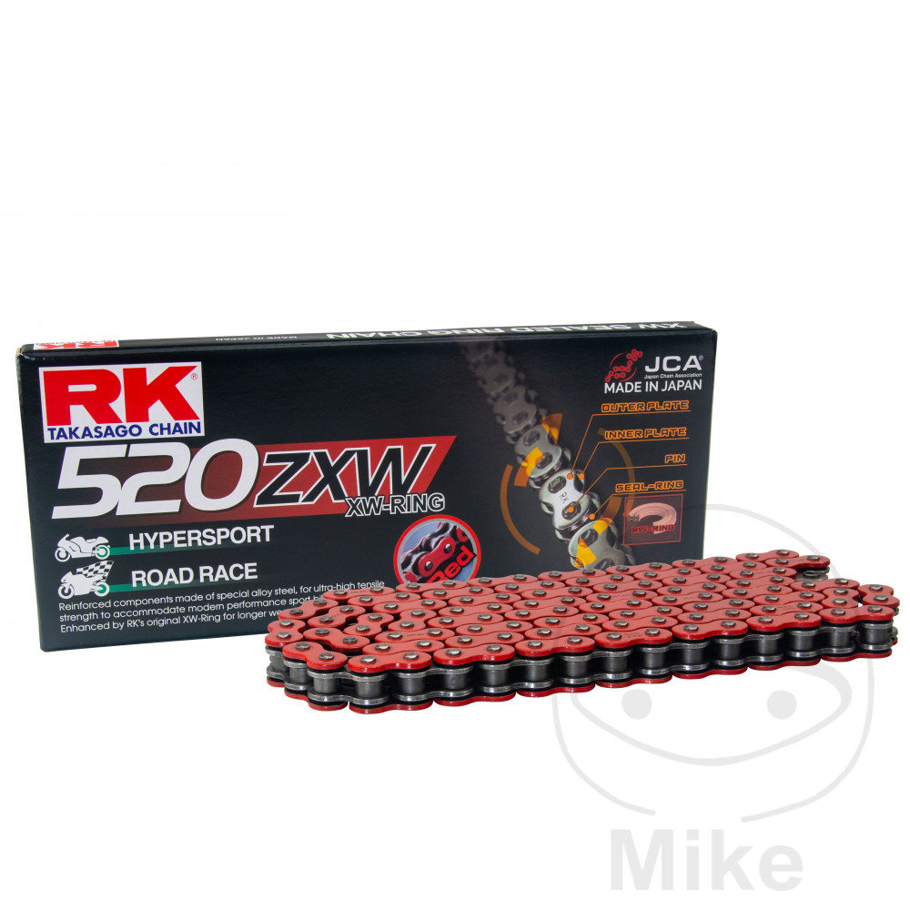 Otwarty łańcuch motocyklowy RK z nitowanym sprzęgłem XW-RING 520ZXW/120 - Zdjęcie 1 z 1