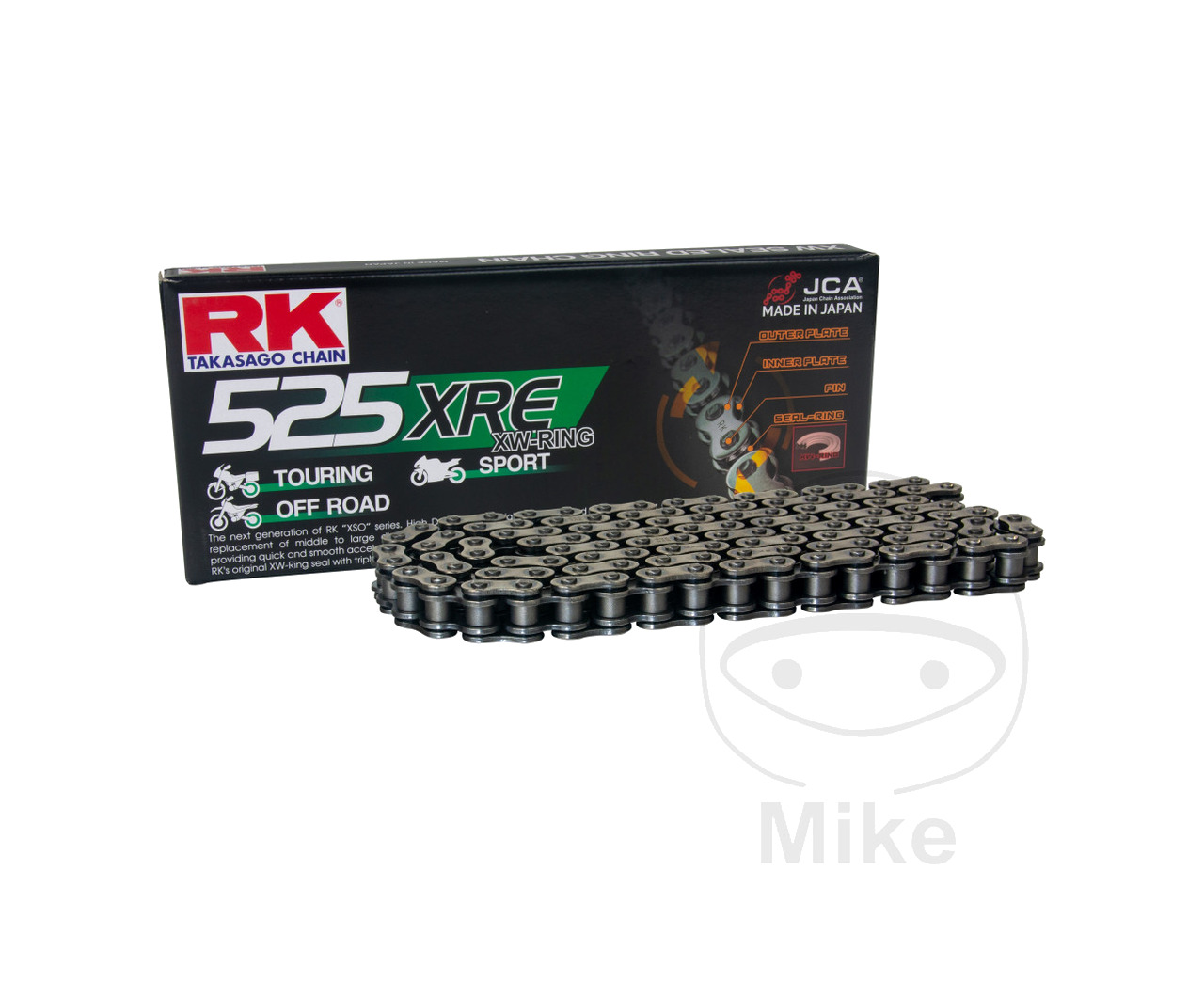 cadena abierta con enganche remache xw-ring 525xre