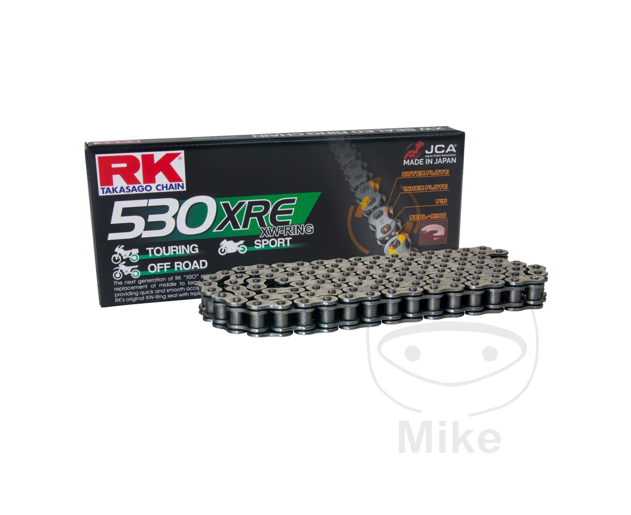 cadena abierta con enganche remache xw-ring 530xre