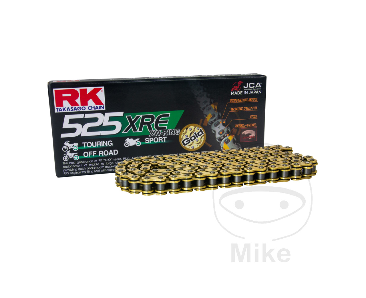 cadena abierta con enganche remache xw-ring gb525xre