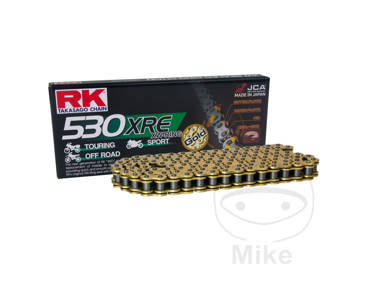 cadena abierta con enganche remache xw-ring gb530xre