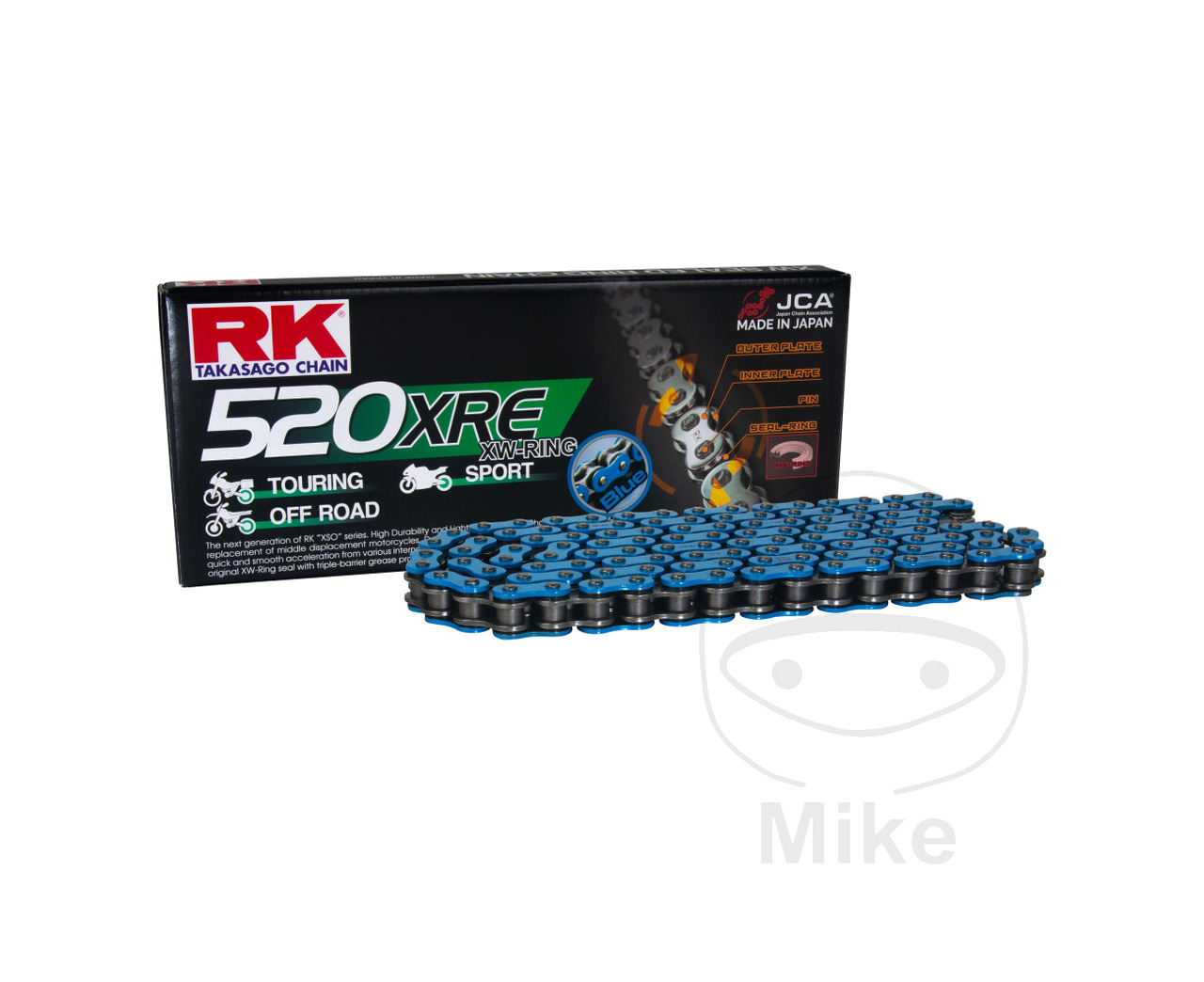 cadena abierta con enganche remache xw-ring 520xre