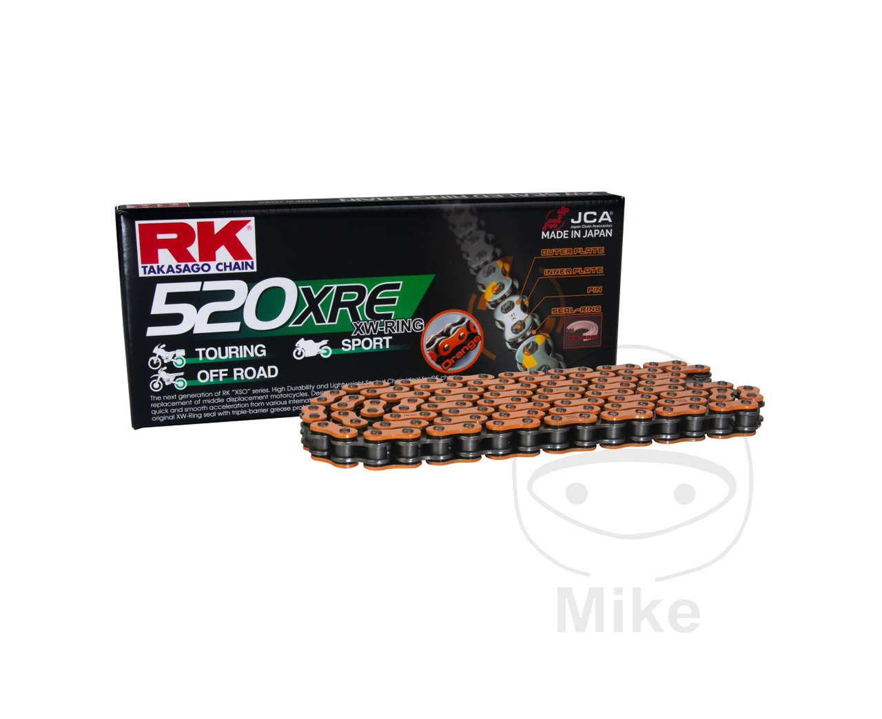 cadena abierta con enganche remache xw-ring 520xre