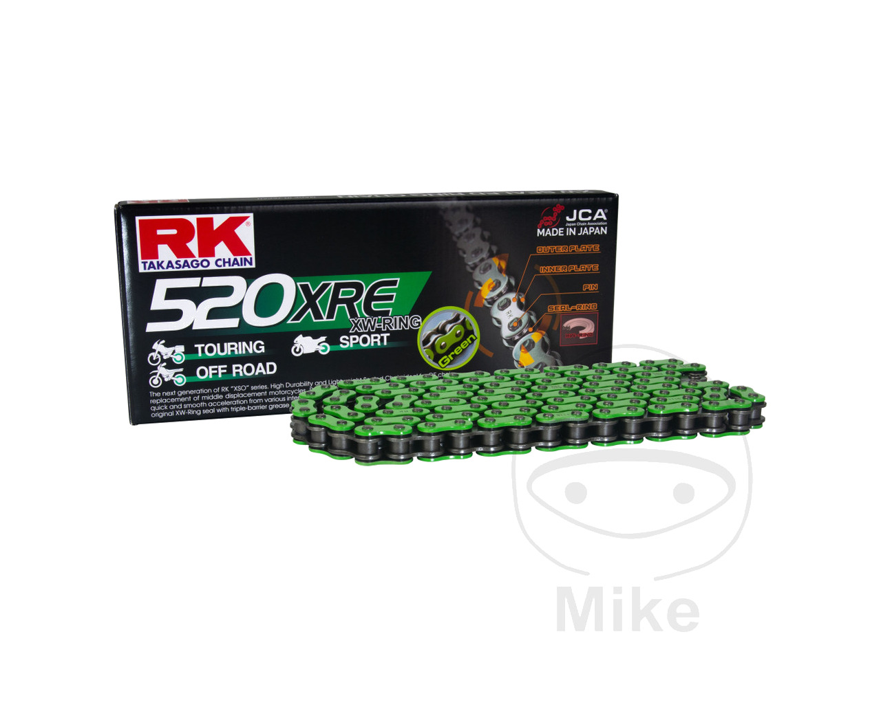 cadena abierta con enganche remache xw-ring 520xre