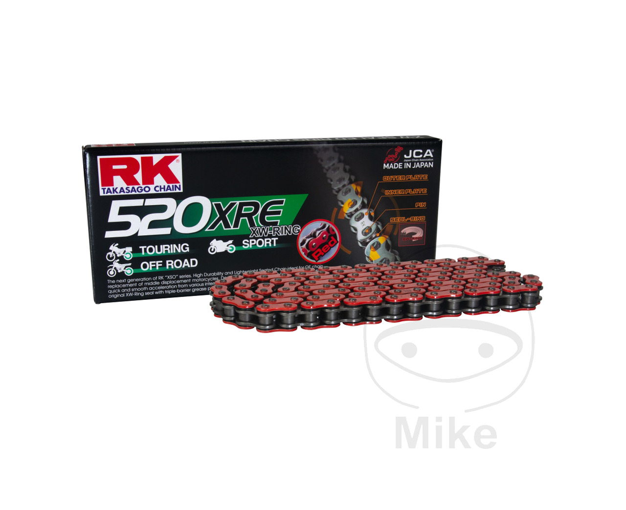 cadena abierta con enganche remache xw-ring 520xre