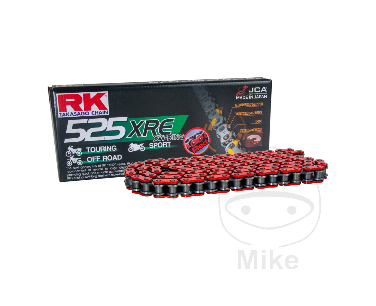 cadena abierta con enganche remache xw-ring 525xre