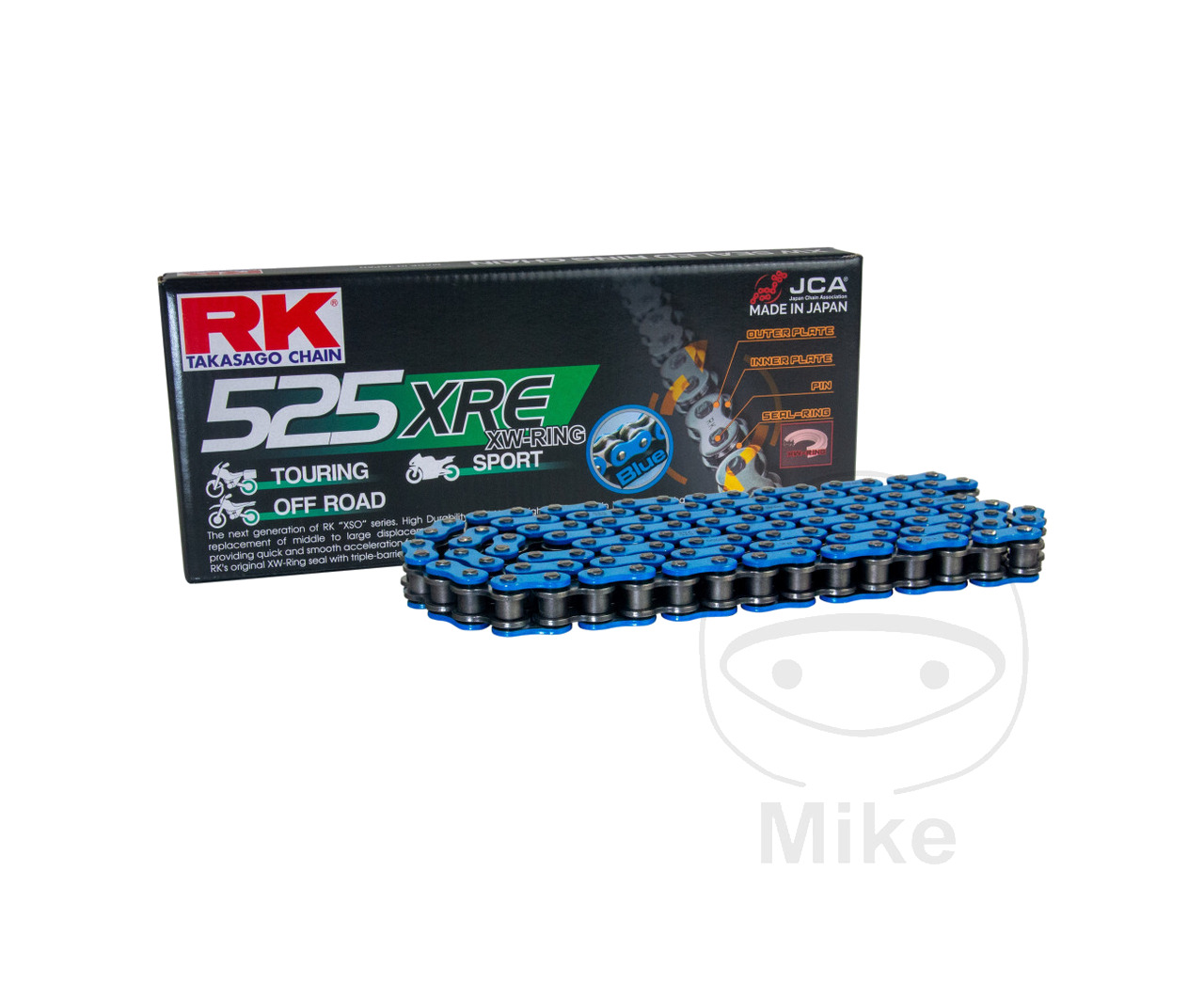 cadena abierta con enganche remache xw-ring 525xre